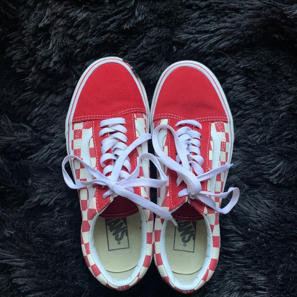 Red Checkered Vans - Picture 6 of 7
